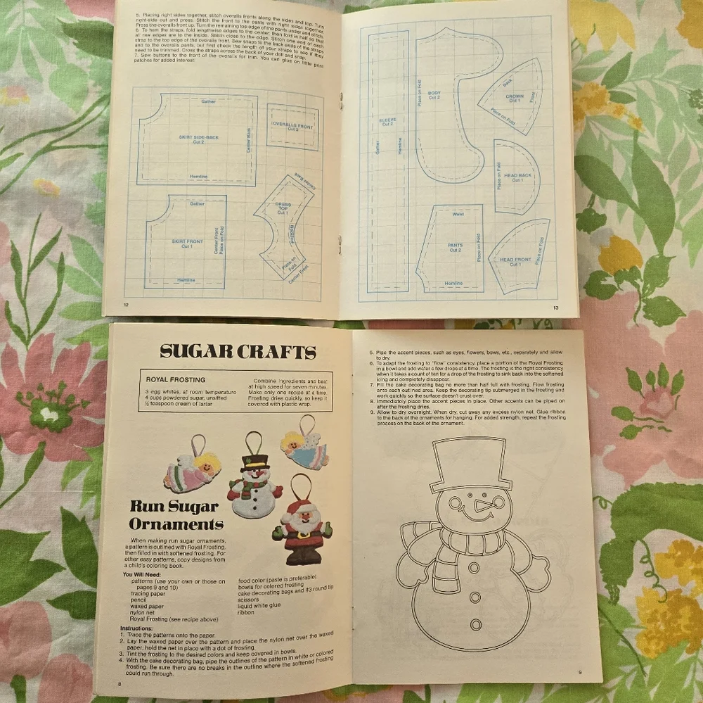 Vintage Craft Pattern Books Lot Of 2